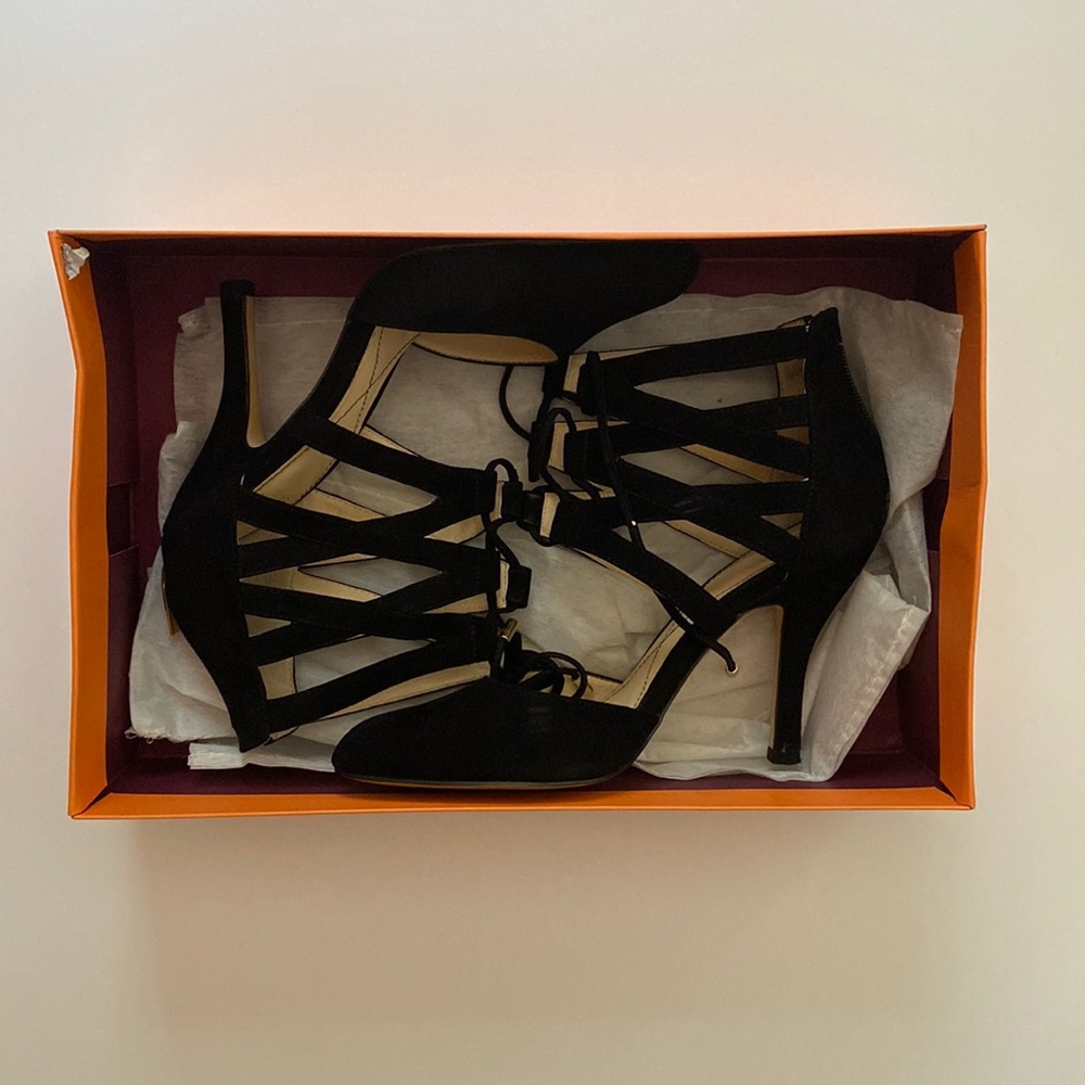 Isolá Black Suede Heels